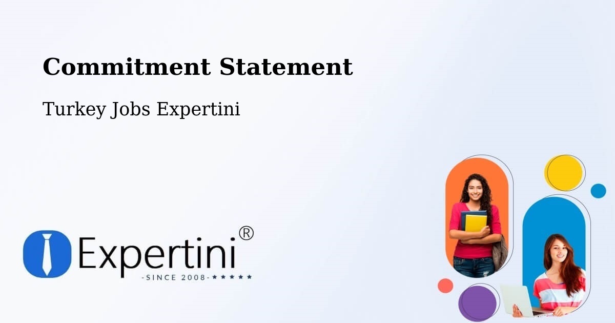 Corporate Commitment – Çaycuma - Turkey Jobs Expertini