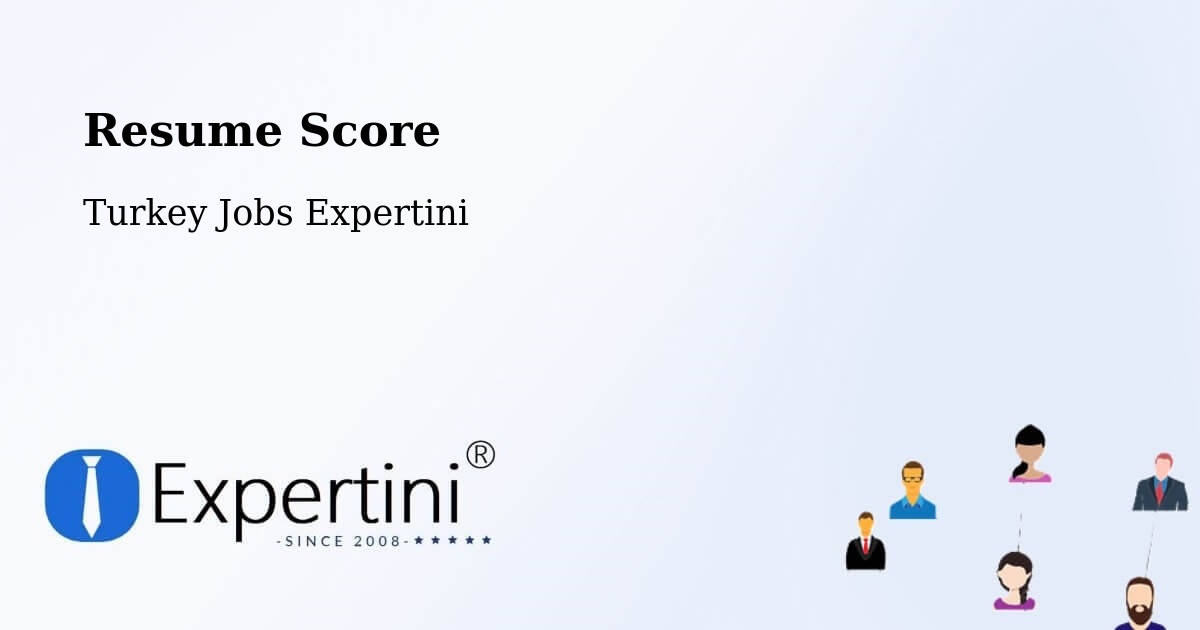 Resume Score & Job Description Match Tool – Çaycuma - Turkey Jobs Expertini